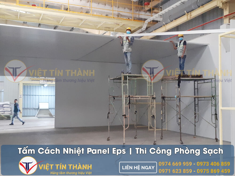 thi công panel eps phòng sạch giá rẻ đồng nai